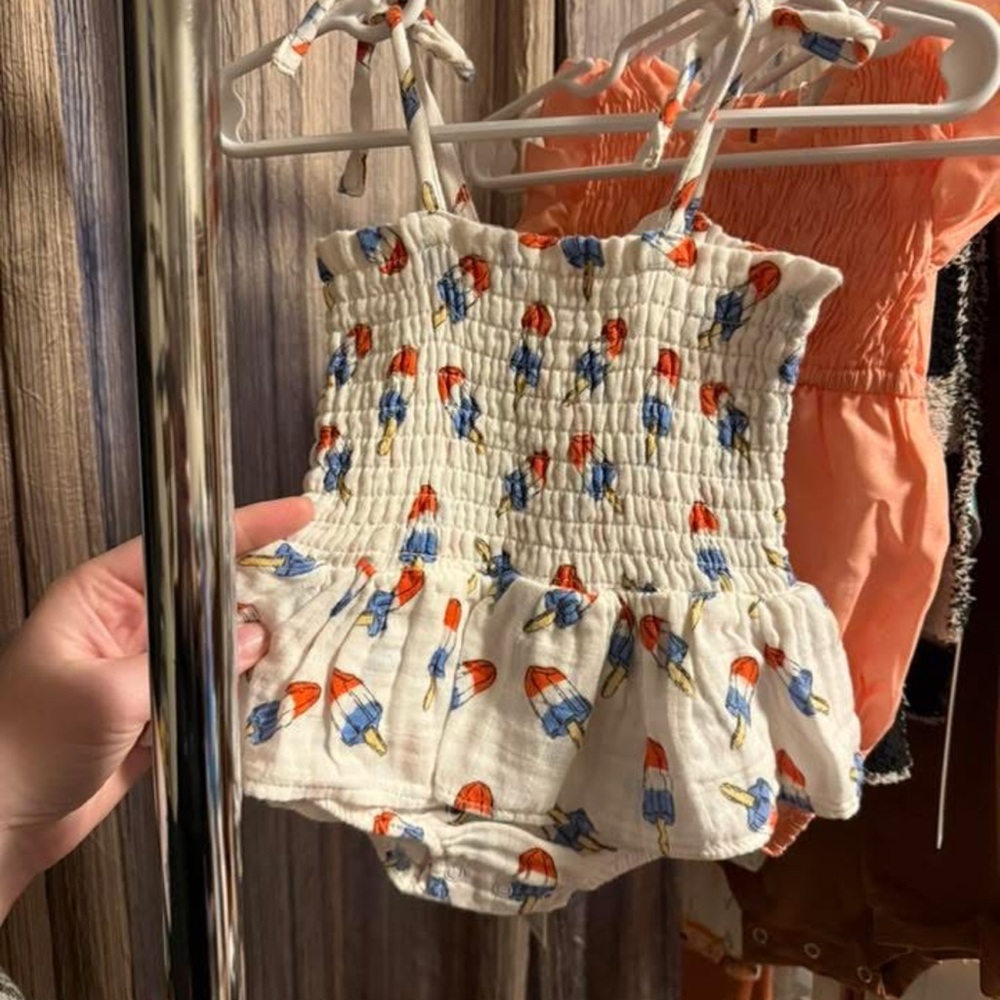 Baby Romper with Straps